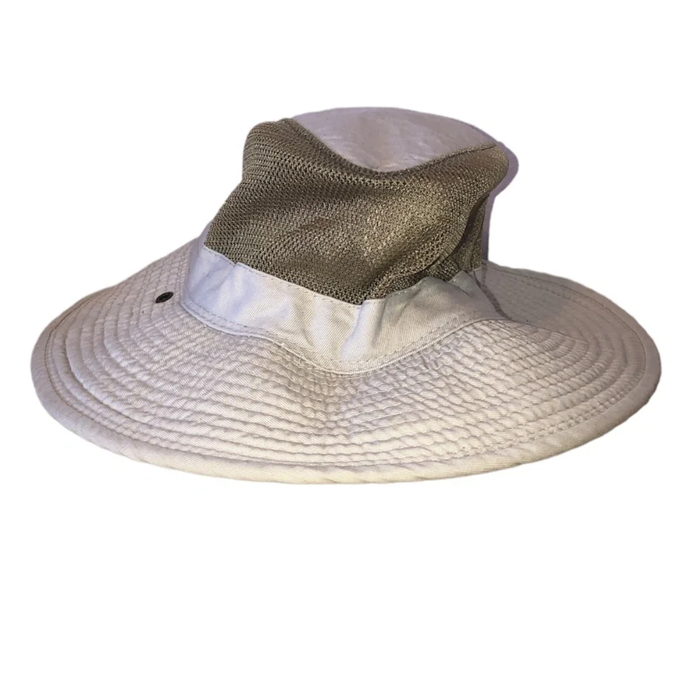 JHATS Hat Unisex Size XL White Fishing Safari Hunting Outdoor Accessories